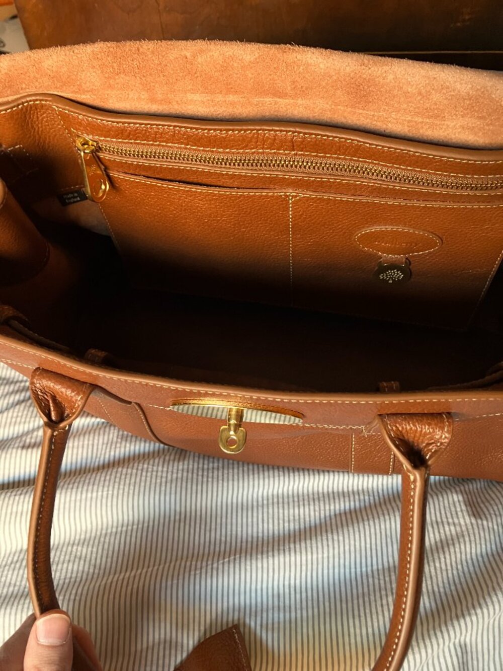 Mulberry Bayswater Legacy NVT Oak NWT - Picture 4 of 15